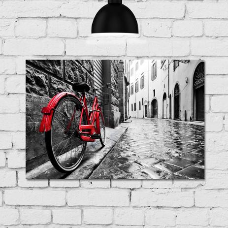 Placa Decorativa MDF Foto Bicicleta Itália 30x40 - Quartinhos Menor preço em Placa Decorativa MDF Foto Bicicleta Itália 30x40 - Quartinhos
