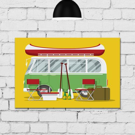 Placa Decorativa MDF Kombi Canoa 30x40 - Quartinhos é boa?