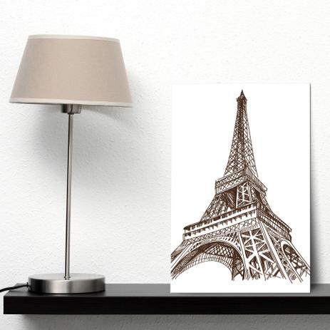 Placa Decorativa MDF Torre Eiffel Paris 30x40 - Quartinhos Menor preço em Placa Decorativa MDF Torre Eiffel Paris 30x40 - Quartinhos