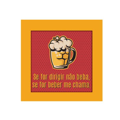 Placa Decorativa Moldura Quadrada - Frases - Se For Dirigir Não Beba - cod. 5316 - Cia. laser Menor preço em Placa Decorativa Moldura Quadrada - Frases - Se For Dirigir Não Beba - cod. 5316 - Cia. laser