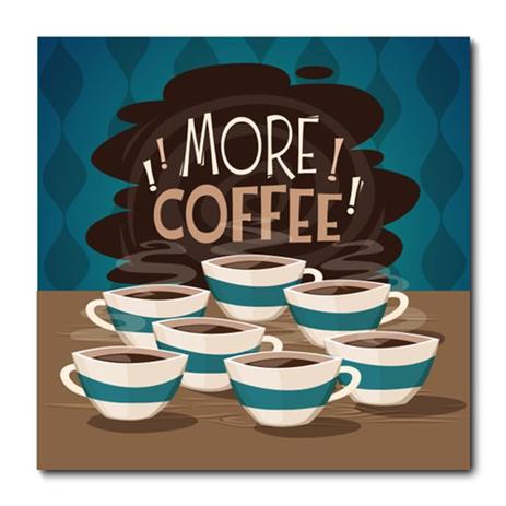 Placa Decorativa - More Coffee - 0793plmk - Allodi Menor preço em Placa Decorativa - More Coffee - 0793plmk - Allodi