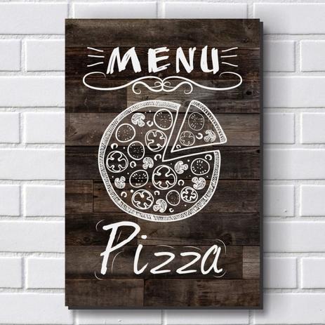 Menor preço em Placa Decorativa - Pizza - Pizzaria - P597 - R+ adesivos