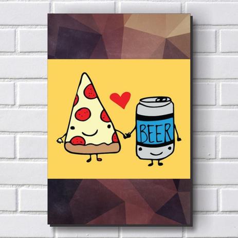 Menor preço em Placa Decorativa - Pizza - Pizzaria - P634 - R+ adesivos
