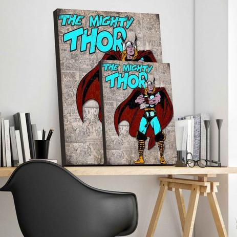 Placa Decorativa Vintage Comic Thor - 30 cm x 40 cm - Stickdecor é ruim? Placa Decorativa Vintage Comic Thor - 30 cm x 40 cm - Stickdecor é boa?