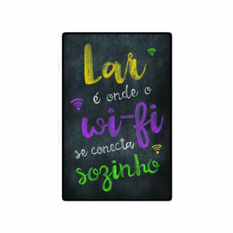 Placa Decorativa - WiFi - cod. 5114 - Cia. laser Menor preço em Placa Decorativa - WiFi - cod. 5114 - Cia. laser