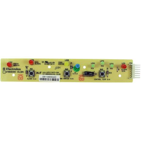 Placa eletronica interface geladeira electrolux 127v e 220v original Menor preço em Placa eletronica interface geladeira electrolux 127v e 220v original