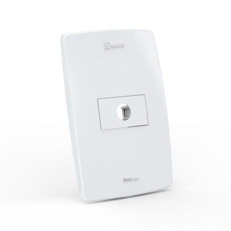 Placa espelho lumino saida fio 1/2” + suporte 2x4 - Enerbras Menor preço em Placa espelho lumino saida fio 1/2” + suporte 2x4 - Enerbras