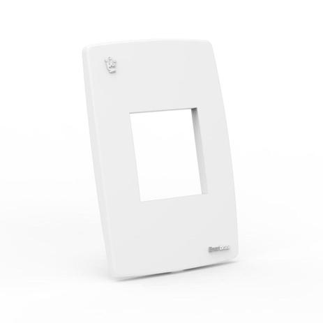 Placa espelho reale 2x4 para 2 modulos branco - Enerbras Menor preço em Placa espelho reale 2x4 para 2 modulos branco - Enerbras