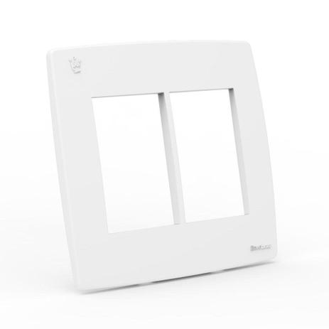 Placa espelho reale 4x4 para 3+3 modulos branco - Enerbras Menor preço em Placa espelho reale 4x4 para 3+3 modulos branco - Enerbras