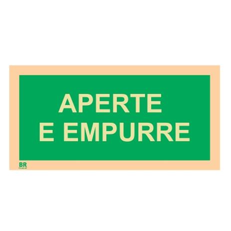 Placa Fotoluminescente 12X24 Aperte e Empurre M3 Br Controll Menor preço em Placa Fotoluminescente 12X24 Aperte e Empurre M3 Br Controll