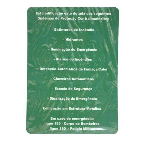 Placa Fotoluminescente 36x24cm Proteção Contra Incêndio - Decore Menor preço em Placa Fotoluminescente 36x24cm Proteção Contra Incêndio - Decore