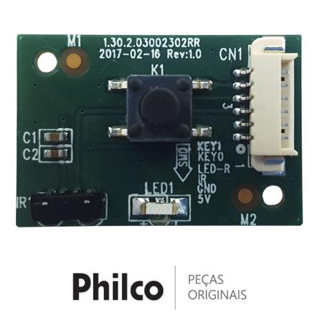 Placa Função com IR Receptor do Controle Remoto TV Philco PH43N91DSGWA Menor preço em Placa Função com IR Receptor do Controle Remoto TV Philco PH43N91DSGWA