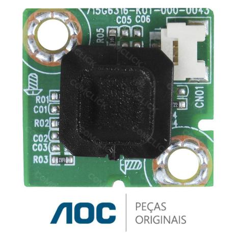 Placa Função / Teclado 715G6316-K01-000-0043 TV AOC LE40D1442/20 Menor preço em Placa Função / Teclado 715G6316-K01-000-0043 TV AOC LE40D1442/20