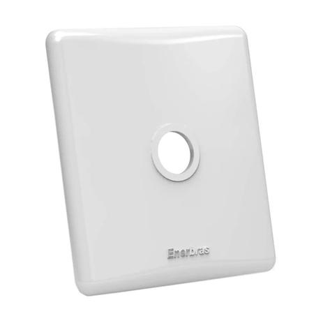Placa Linha E SX Saída de Fio Branca Enerbras Menor preço em Placa Linha E SX Saída de Fio Branca Enerbras