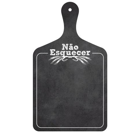 Placa Lousa de MDF e Papel Decor Home Litoarte 25 x 43,5 cm Modelo DHLO2-001 Tábua de Cozinha Menor preço em Placa Lousa de MDF e Papel Decor Home Litoarte 25 x 43,5 cm Modelo DHLO2-001 Tábua de Cozinha