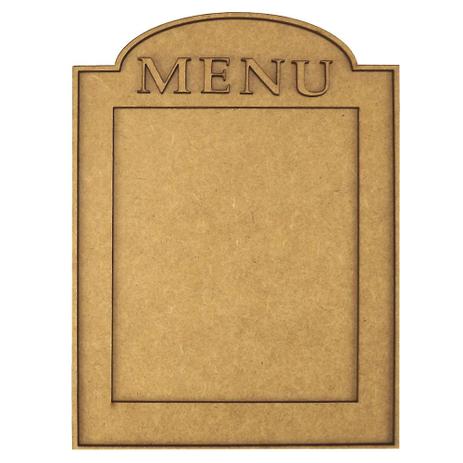 Placa Lousa em MDF Decorativa 40x30cm Menu - Palácio da Arte Menor preço em Placa Lousa em MDF Decorativa 40x30cm Menu - Palácio da Arte