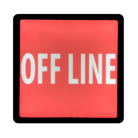 Placa Luminária Decorativa Led Off Line Cor Vermelho 30x30x5 - Maisaz Menor preço em Placa Luminária Decorativa Led Off Line Cor Vermelho 30x30x5 - Maisaz