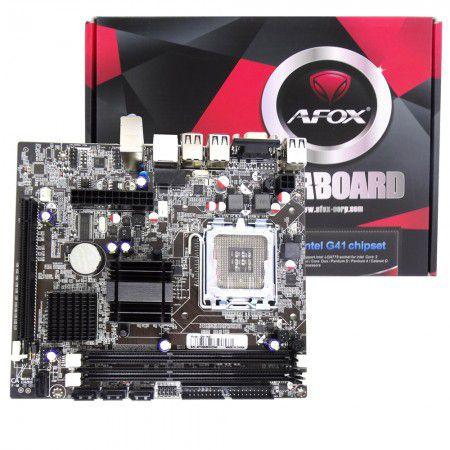 Placa Mãe Afox Ig41-ma7 Socket Lga 775 - Até 2 Ddr3 é boa?