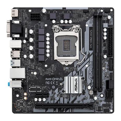 Placa Mae ASRock H510M-HVS R2.0, DDR4, Socket LGA1200, M-ATX, Chipset Intel H510, H510M-HVS R2.0 Menor preço em Placa Mae ASRock H510M-HVS R2.0, DDR4, Socket LGA1200, M-ATX, Chipset Intel H510, H510M-HVS R2.0