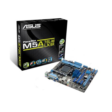 Placa-Mãe Asus AM3+ M5A78L-M LX/BR 2 x DDR3 mATX 90-MIBFW2-G0XCK1SZ Menor preço em Placa-Mãe Asus AM3+ M5A78L-M LX/BR 2 x DDR3 mATX 90-MIBFW2-G0XCK1SZ