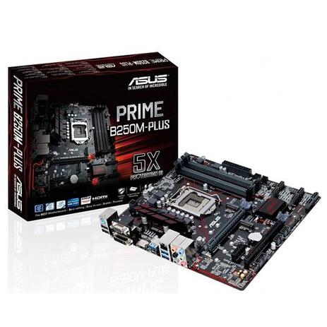 Placa Mãe ASUS Intel Socket LGA-1151 DDR4 B250M-PLUS/BR Prime mATX Menor preço em Placa Mãe ASUS Intel Socket LGA-1151 DDR4 B250M-PLUS/BR Prime mATX