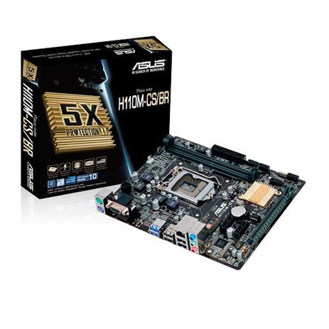 Placa Mae Asus Micro Atx Ddr4 - H110m-Cs/Br LGA 1151 Menor preço em Placa Mae Asus Micro Atx Ddr4 - H110m-Cs/Br LGA 1151