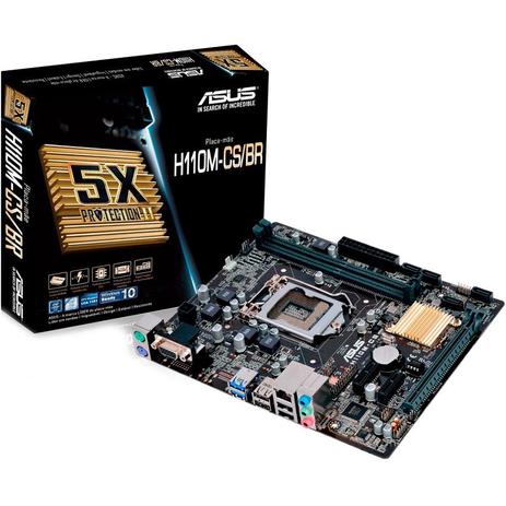 Placa-Mãe ASUS p/ Intel LGA 1151 6/7 geração mATX H110M-CS/BR, 2 slots DDR4, USB 3.0 Frontal, 5X + Proteção II, VGA, LANGguard, ESD Guards é ruim? Placa-Mãe ASUS p/ Intel LGA 1151 6/7 geração mATX H110M-CS/BR, 2 slots DDR4, USB 3.0 Frontal, 5X + Proteção II, VGA, LANGguard, ESD Guards é boa?