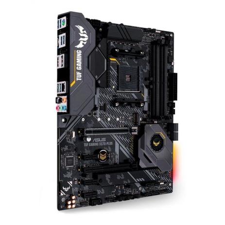 Placa-mãe Asus para Amd Am4 Tuf Gaming X570-plus/br 4xddr4 Atx Menor preço em Placa-mãe Asus para Amd Am4 Tuf Gaming X570-plus/br 4xddr4 Atx