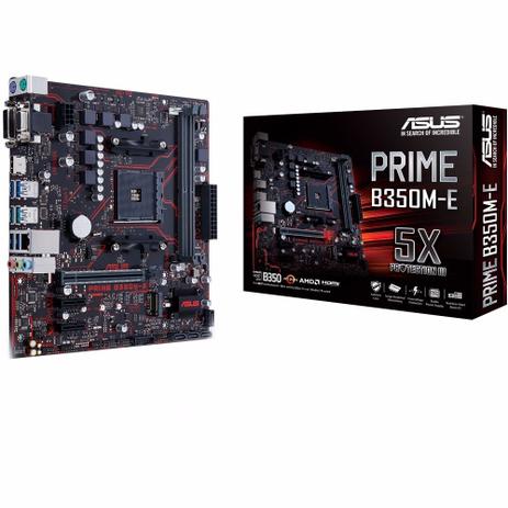 Menor preço em Placa-Mãe Asus Prime B350M-E AMD/AM4 DDR4 Hdmi Micro Atx 90MB0TW0-M0EAY0