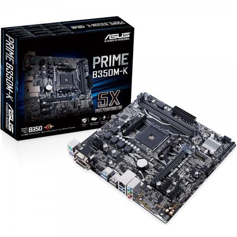 Placa Mãe Asus Prime B350m-K, Amd Am4 Matx, 2xddr4, 4 X Usb 2.0, 2 X Usb 3.0, Dvi, Vga é boa?