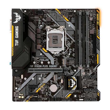Placa Mae Asus TUF B360M-PLUS GAMING/BR DDR4 Socket LGA1151 Chipset Intel B360 Menor preço em Placa Mae Asus TUF B360M-PLUS GAMING/BR DDR4 Socket LGA1151 Chipset Intel B360