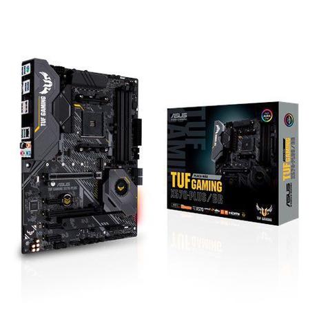 Placa Mãe Asus TUF Gaming X570-PLUS/BR AMD DDR4 Socket AM4 Menor preço em Placa Mãe Asus TUF Gaming X570-PLUS/BR AMD DDR4 Socket AM4