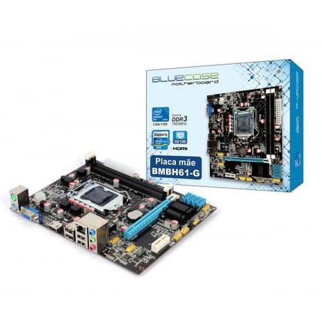 Placa mãe Bluecase LGA-1155 BMBH61-G Menor preço em Placa mãe Bluecase LGA-1155 BMBH61-G