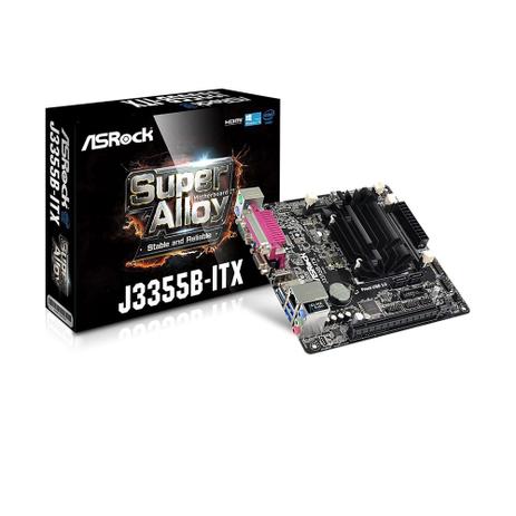 Placa Mae Com Processador Cel Dual Core J3355B-ITX Ddr3 Sodi Asrock Menor preço em Placa Mae Com Processador Cel Dual Core J3355B-ITX Ddr3 Sodi Asrock