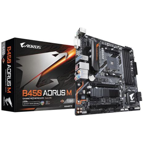 Placa-mãe Gigabyte Aorus B450 Aorus M, AMD AM4, mATX, DDR4 é boa?
