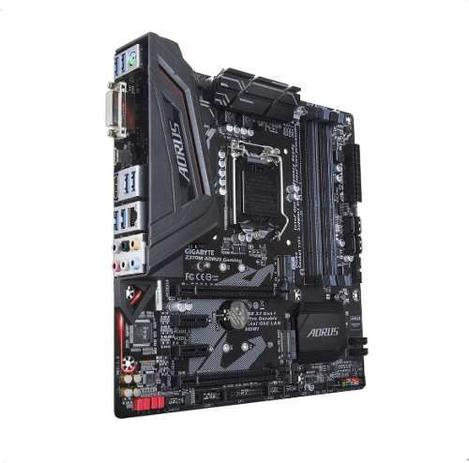 Placa Mãe Gigabyte Aorus Z370m Gaming LGA 1151 4x DDR4 8 Geração Menor preço em Placa Mãe Gigabyte Aorus Z370m Gaming LGA 1151 4x DDR4 8 Geração