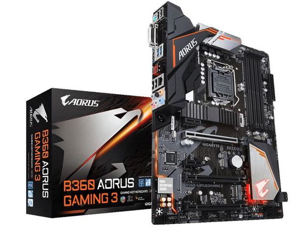 Placa mãe Gigabyte B360 AORUS GAMING 3 LGA1151 8ªGer Menor preço em Placa mãe Gigabyte B360 AORUS GAMING 3 LGA1151 8ªGer