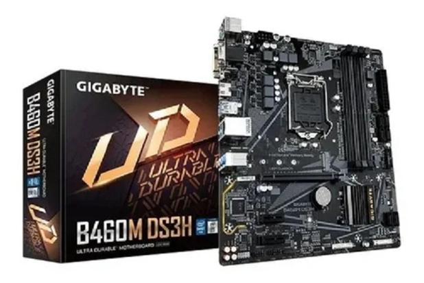 Placa Mae Gigabyte B460M DS3H V2 LGA1200 DDR4 HDMI DVI D-Sub - B460M DS3H V2 Menor preço em Placa Mae Gigabyte B460M DS3H V2 LGA1200 DDR4 HDMI DVI D-Sub - B460M DS3H V2