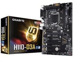 Placa Mae Gigabyte H110 ATX (1151) DDR4 - GA-H110-D3A 1.0M/B- 7A GER/6A GER (mineracao) é boa?