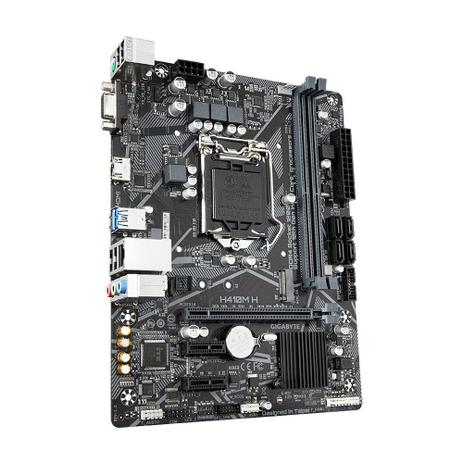 Placa Mãe Gigabyte p/Intel 1200 H410M H Ultra Durable 2xDDR4 mATX Menor preço em Placa Mãe Gigabyte p/Intel 1200 H410M H Ultra Durable 2xDDR4 mATX