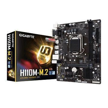 PLACA-MAE Gigabyte P/ INTEL LGA 1151 MATX GA-H110M-M.2 DDR4 Menor preço em PLACA-MAE Gigabyte P/ INTEL LGA 1151 MATX GA-H110M-M.2 DDR4