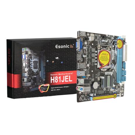 Placa Mãe Lga 1150 H81 4ª E 5ª Geração Ddr3 Esonic Menor preço em Placa Mãe Lga 1150 H81 4ª E 5ª Geração Ddr3 Esonic