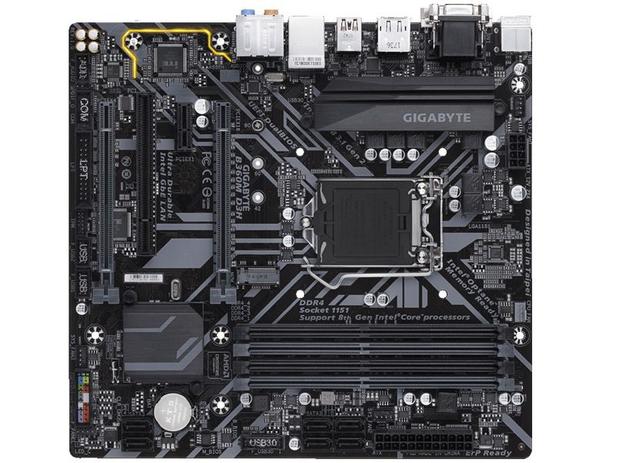 Placa mae lga 1151 intel gigabyte b360m d3h m-atx ddr4 2666mhz hdmi m.2 usb 3.1 crossfire Menor preço em Placa mae lga 1151 intel gigabyte b360m d3h m-atx ddr4 2666mhz hdmi m.2 usb 3.1 crossfire