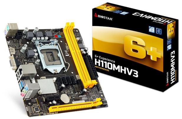 Placa Mãe Mb Biostar H110mhv3 6+ H110m Ddr3 Soquete 1151 Intel Menor preço em Placa Mãe Mb Biostar H110mhv3 6+ H110m Ddr3 Soquete 1151 Intel