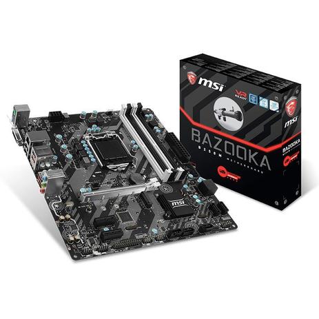 Placa Mãe Micro-ATX MSI B250M BAZOOKA 1151 Menor preço em Placa Mãe Micro-ATX MSI B250M BAZOOKA 1151