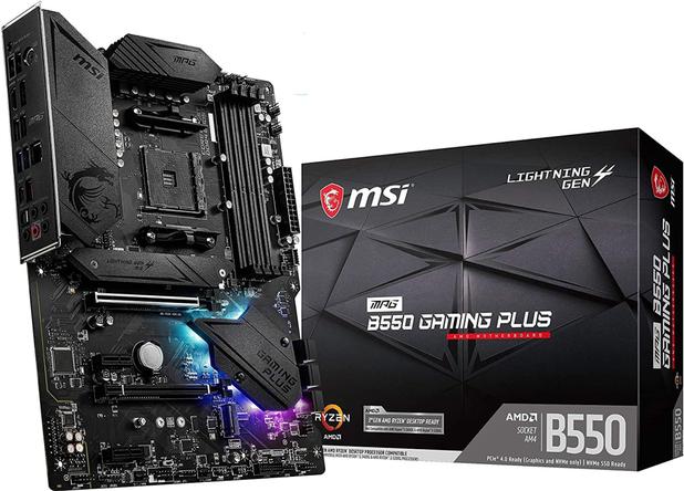 Placa Mãe MSI MPG B550 Gaming Plus RGB / DDR4 Menor preço em Placa Mãe MSI MPG B550 Gaming Plus RGB / DDR4