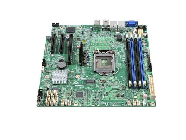 Placa Mae Servidor INTEL Xeon E3-1200V5/V6 DDR4 UDIMM 2X Rede GBE LGA 1151 DBS1200SPSR Menor preço em Placa Mae Servidor INTEL Xeon E3-1200V5/V6 DDR4 UDIMM 2X Rede GBE LGA 1151 DBS1200SPSR