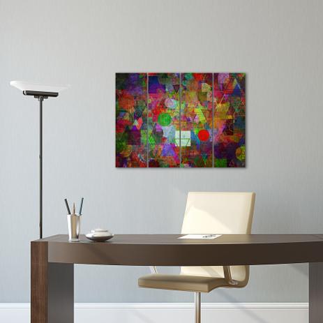 Placa Painel Decorativa em MDF Foto Abstrato Colorido Kit 4 Placas - Quartinhos Menor preço em Placa Painel Decorativa em MDF Foto Abstrato Colorido Kit 4 Placas - Quartinhos