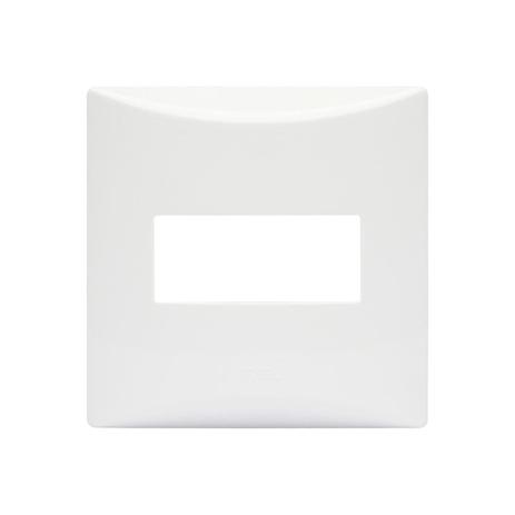 Placa para 1 Módulo com Suporte Sistema Brava Branco - Iriel é boa?