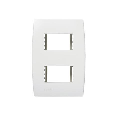 Placa para 2 Módulos Separados com Suporte 4x2 Ilus Branco - Siemens é boa?